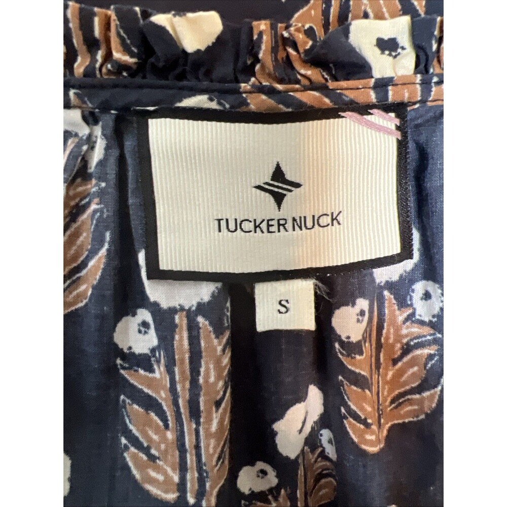 TUCKERNUCK Maxi Dress Nightly Daisy Salted Paloma Caftan Boho Peasant Women’s S - Picture 9 of 10